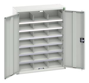 Bott Verso Basic Tool Cupboards Cupboard with shelves Verso 800x350x1000H 21 Compartment Cupboard